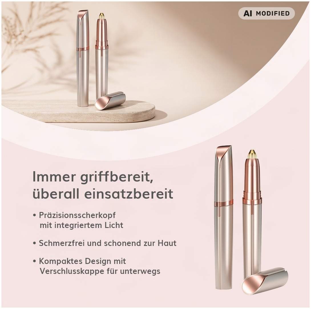Augenbrauen Trimmer perfect mit LED Licht