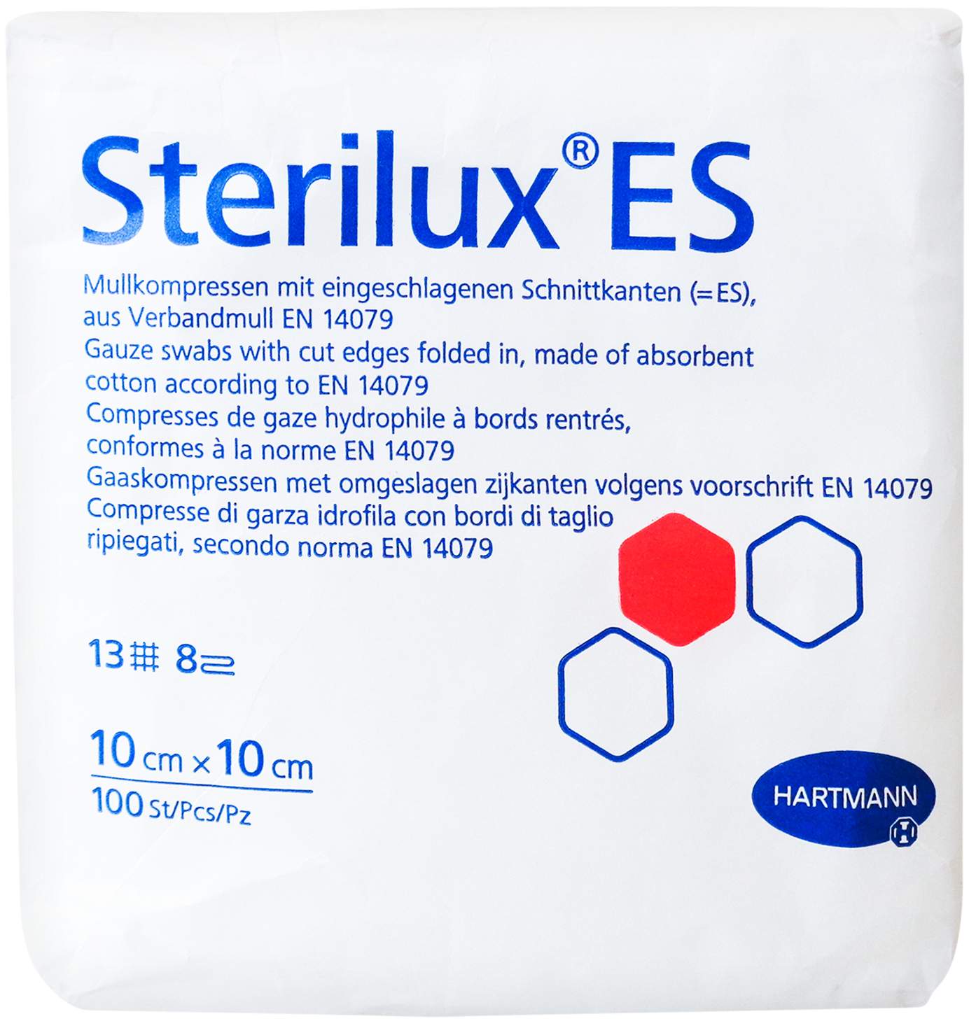 Sterilux ES Kompressen 10 x 10 cm 100 Stück 8-lagig