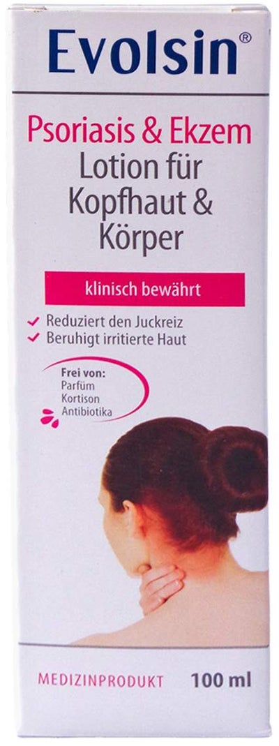 Evolsin Psoriasis & Ekzem Lotion Für Kopfhaut & Körper 100 ml