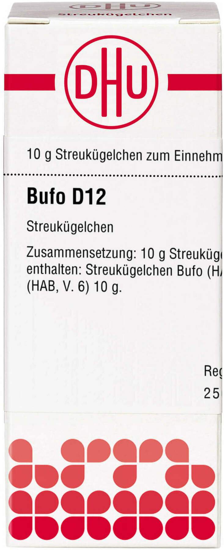 Dhu Bufo D12 Globuli 10 G