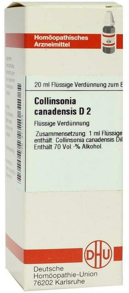 Dhu Collinsonia Canadensis D2 20 ml Dilution