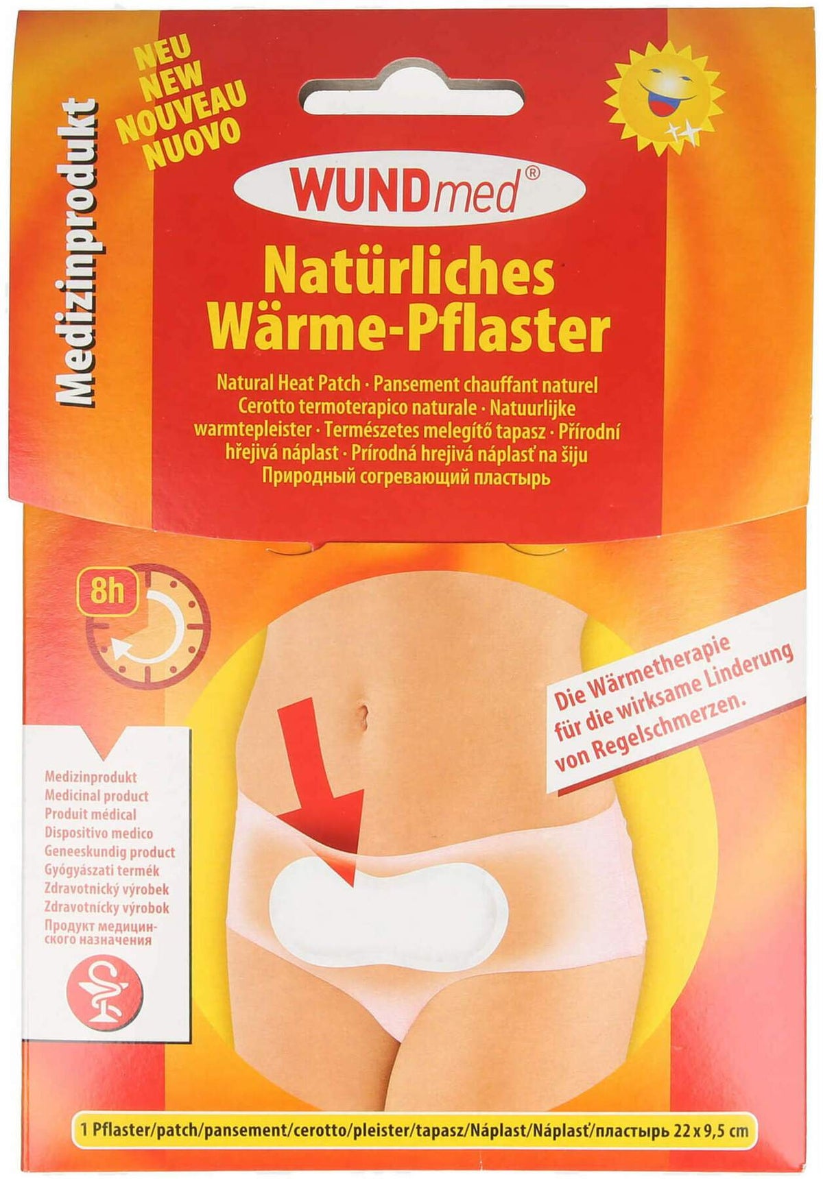Wärmepflaster 9,5 X 22 cm bei Regelschmerzen 1 Stück