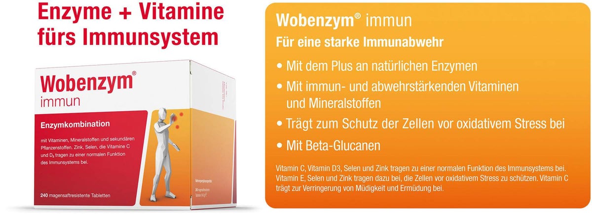Wobenzym immun 240 Tabletten