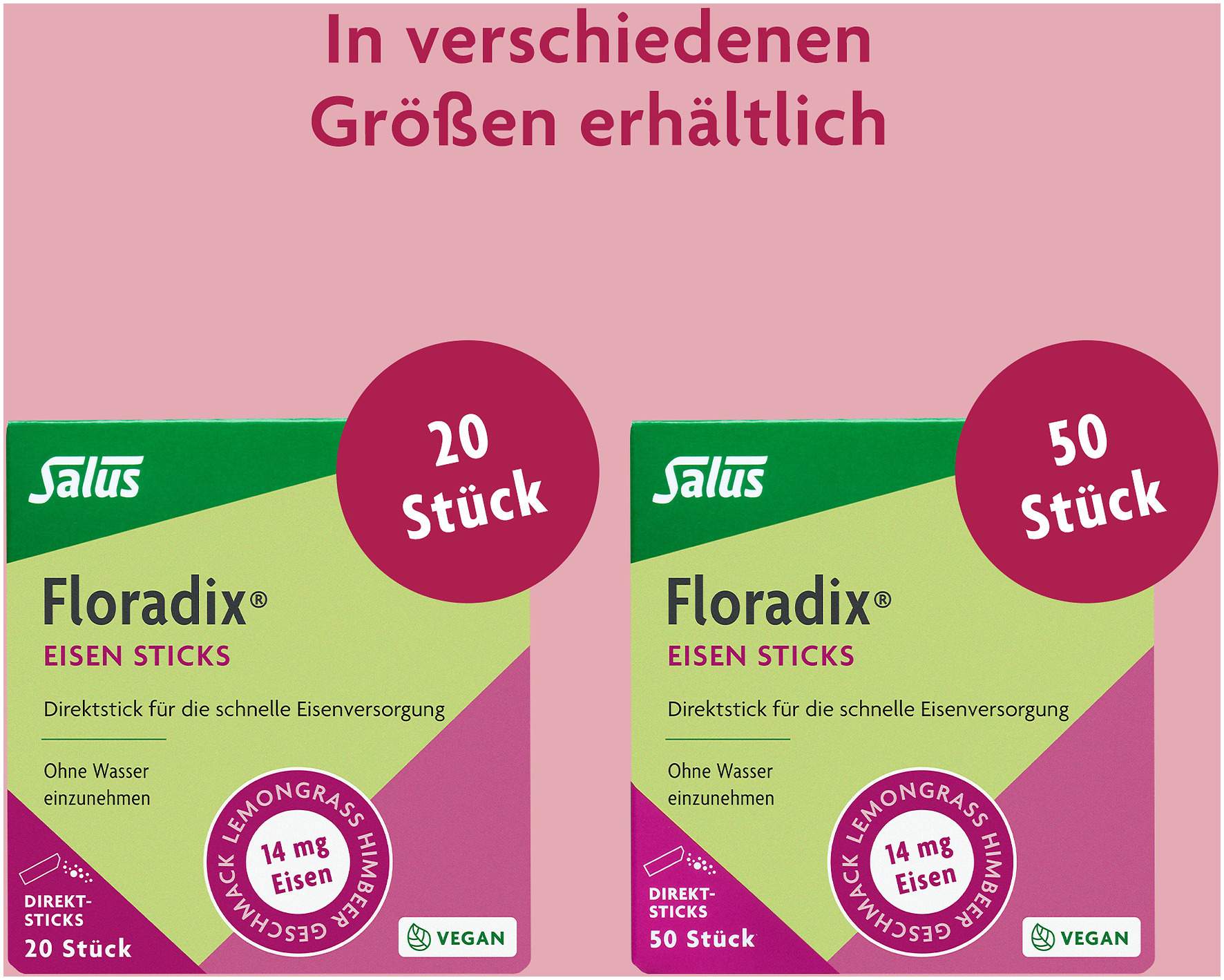 Floradix Eisen Sticks 50 Stück
