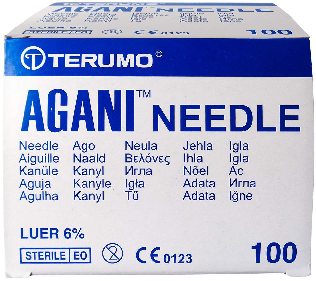 Agani Kanüle 20 G 25 mm Gelb 100 Stück