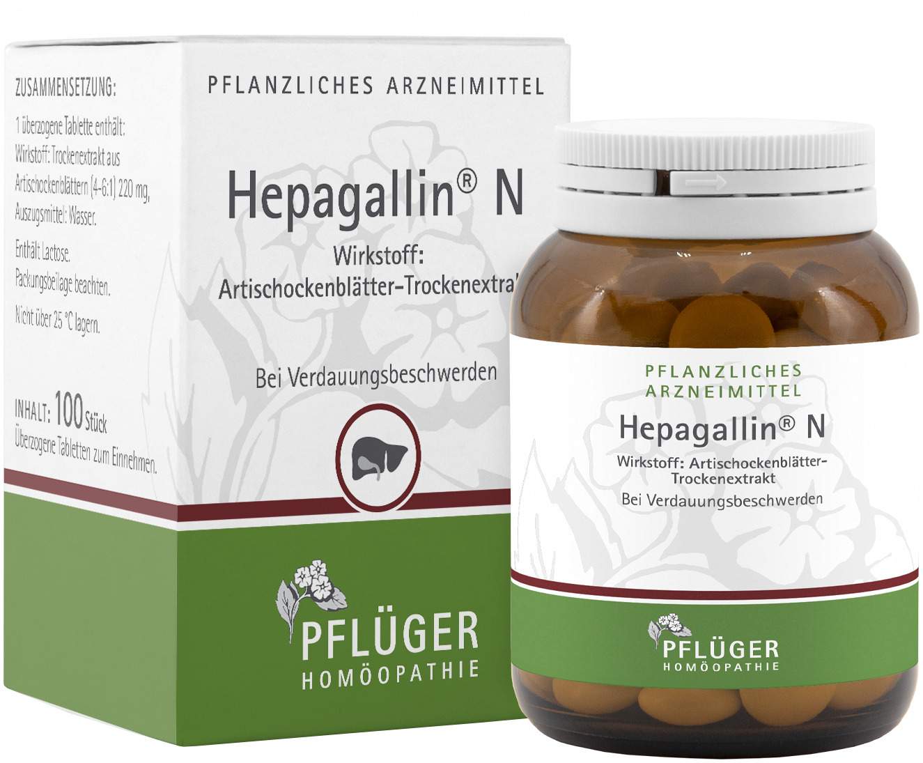 Hepagallin N 100 Dragees