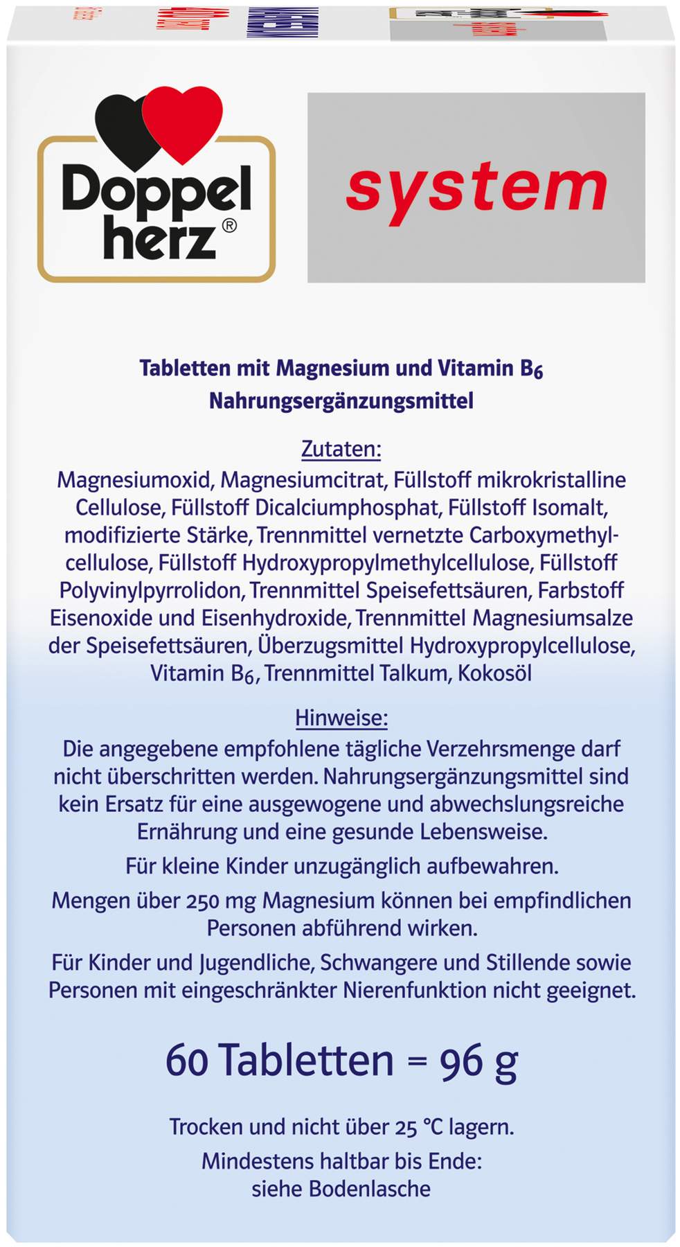 Doppelherz System Magnesium 400 Depot 60 Tabletten
