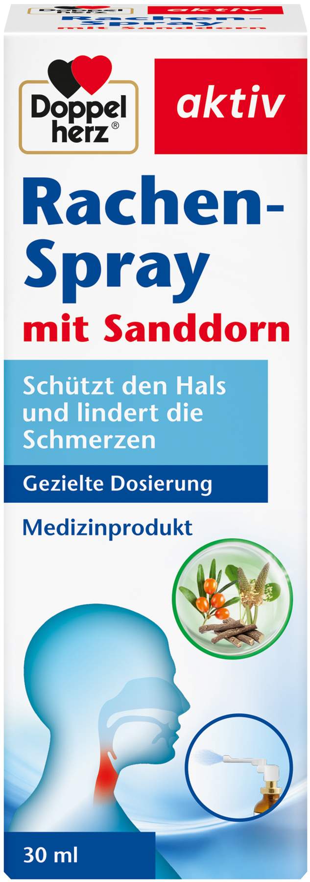 Doppelherz Aktiv Rachen-Spray Mit Sanddorn 30 ml