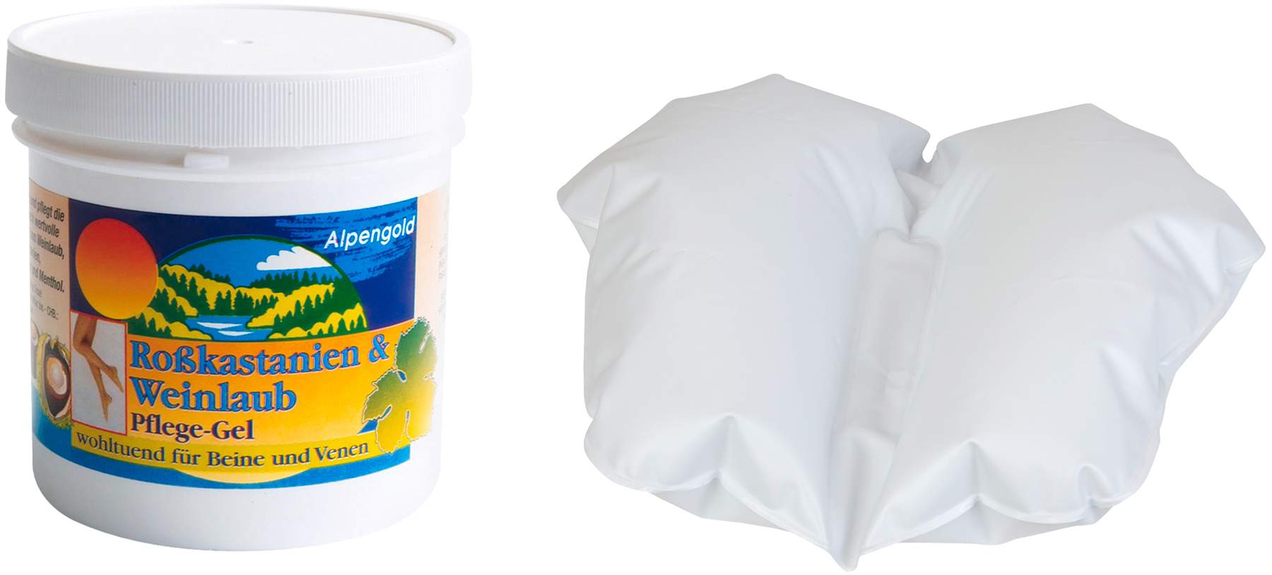 Rosskastanien-Weinlaub-Gel 500 ml + gratis Aufblasbarer Venentrainer 1 Stück