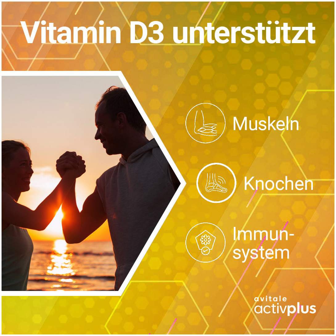 Activplus Vitamin D3 20.000 I.E. Depot 180 Tabletten