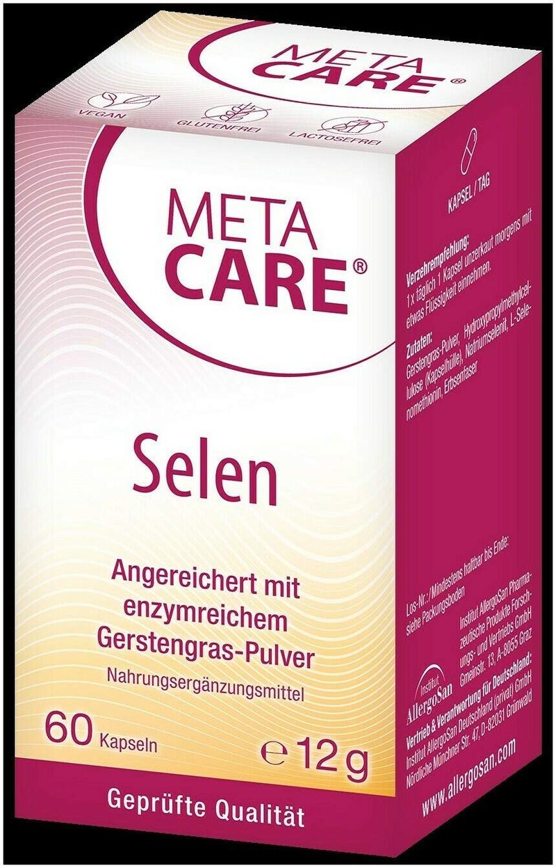 Metacare Selen+ 60 Kapseln