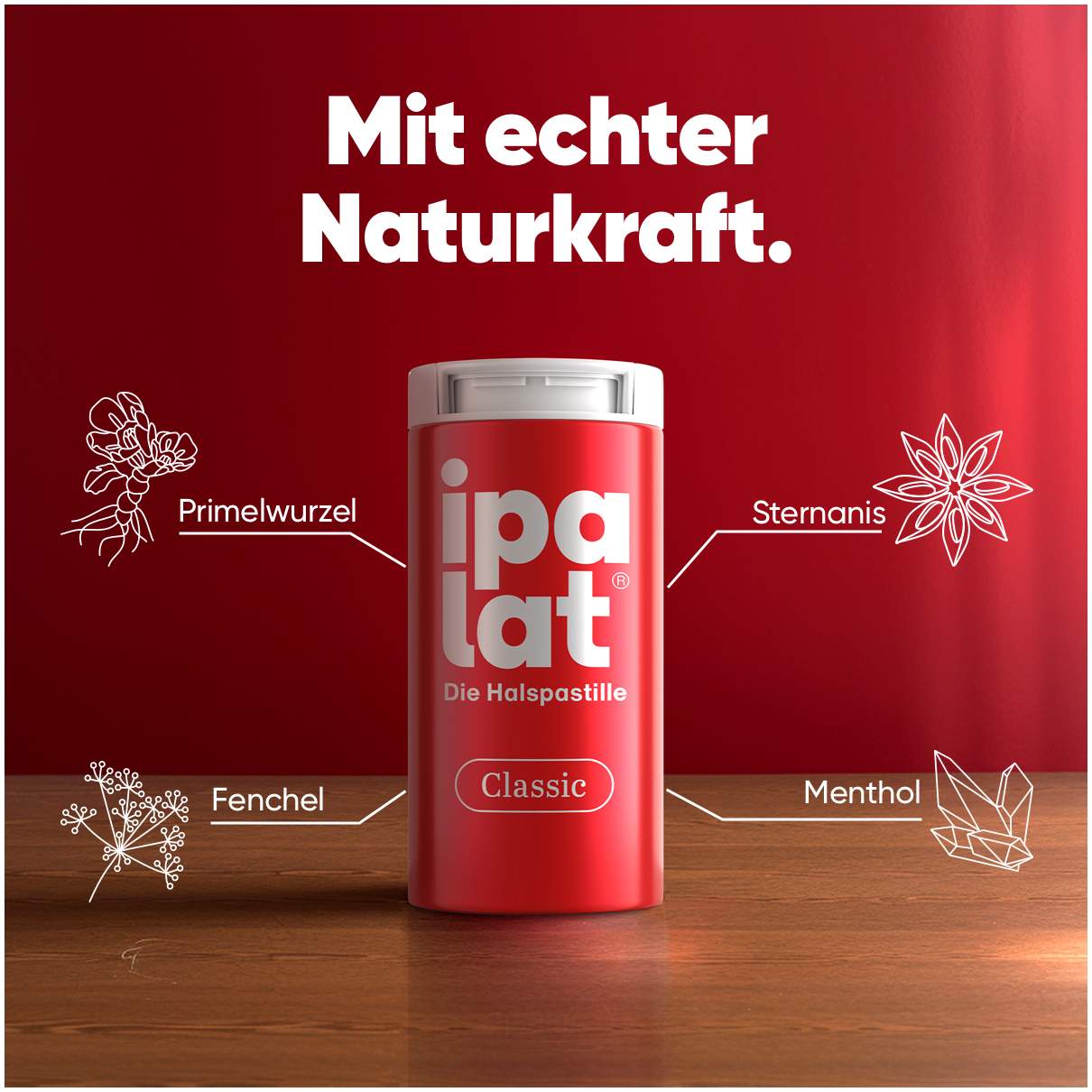Ipalat Halspastillen Classic 400 Pastillen