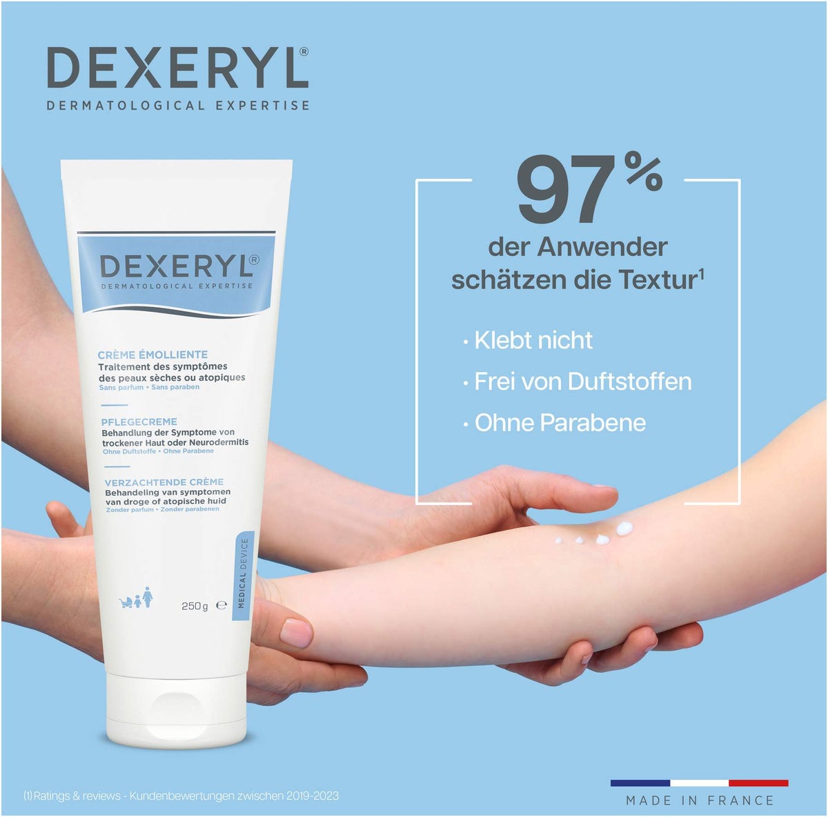 Dexeryl Pflegecreme 250 g