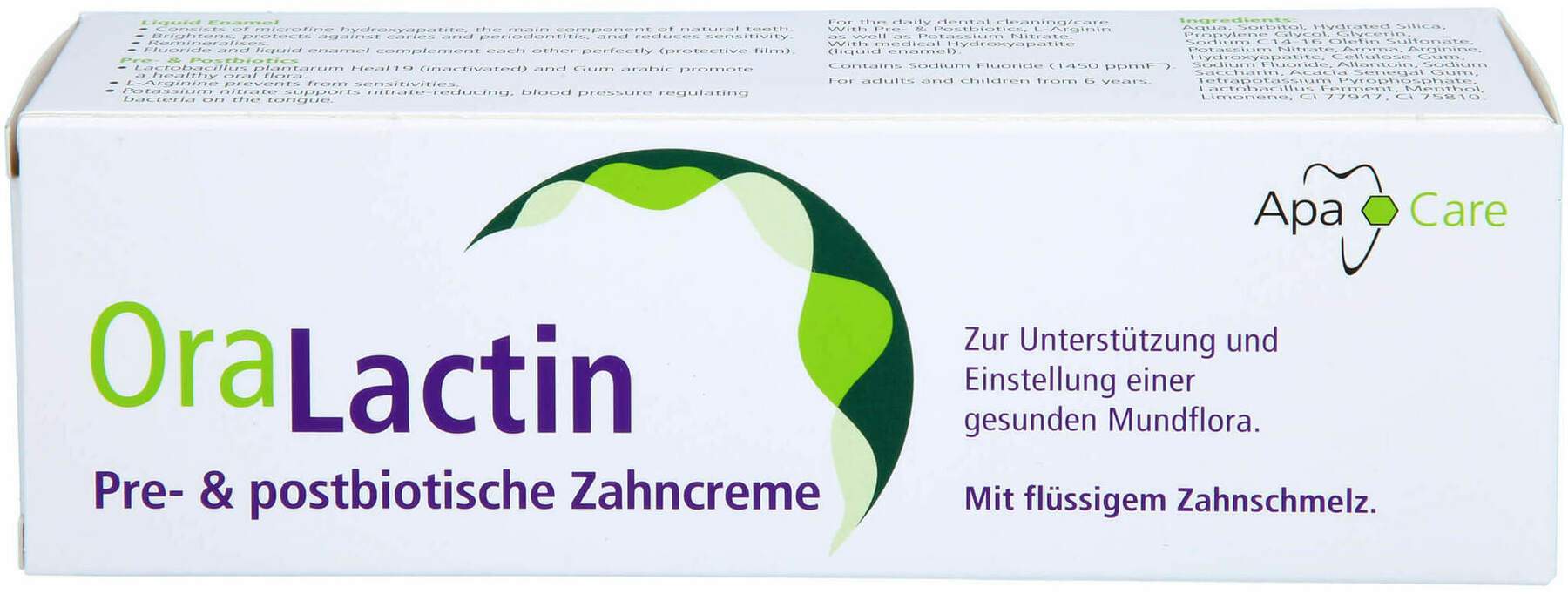 Oralactin Pre- & Postbiotische Zahncreme 75ml