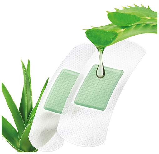 Pflaster-Strips Aloe Vera 10 Stück, 2 Größen