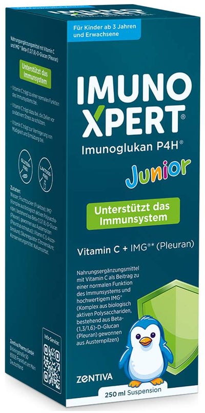 Imunoxpert Junior Suspension Vitamin C + Beta - Glucan 250 ml