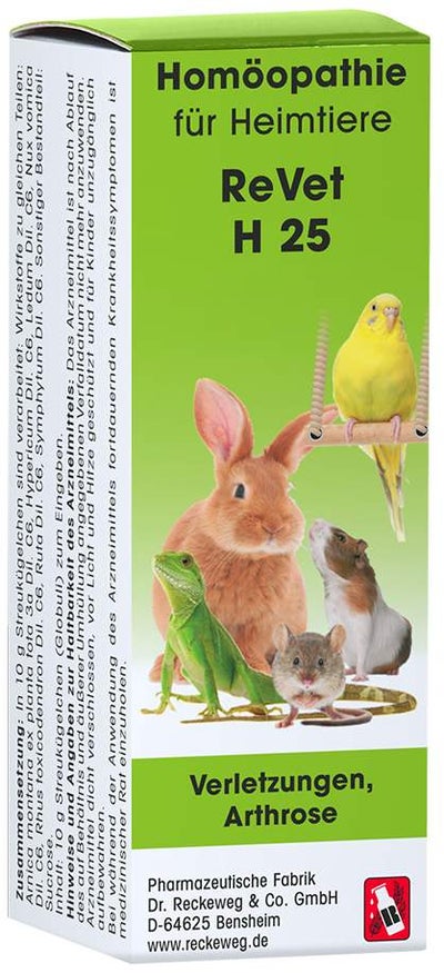 Revet H 25 Globuli F.Heimtiere 10g