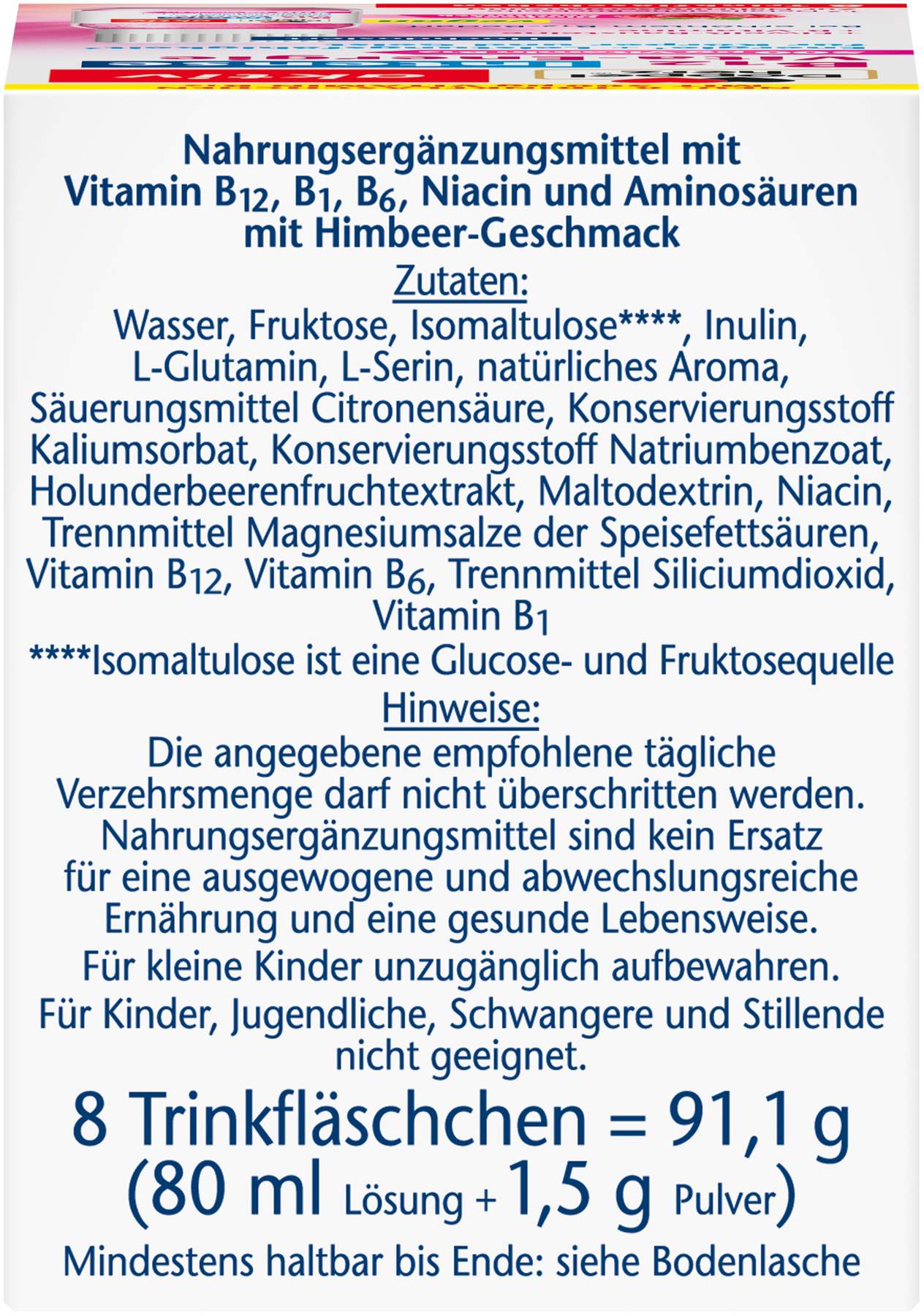Doppelherz aktiv B12 Intense Vita-Energie 8 Trinkampullen