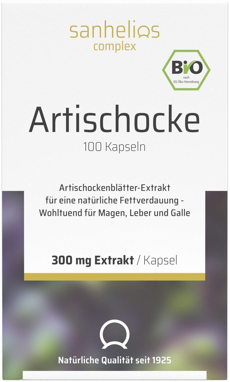 Sanhelios Bio Artischocke 100 Kapseln