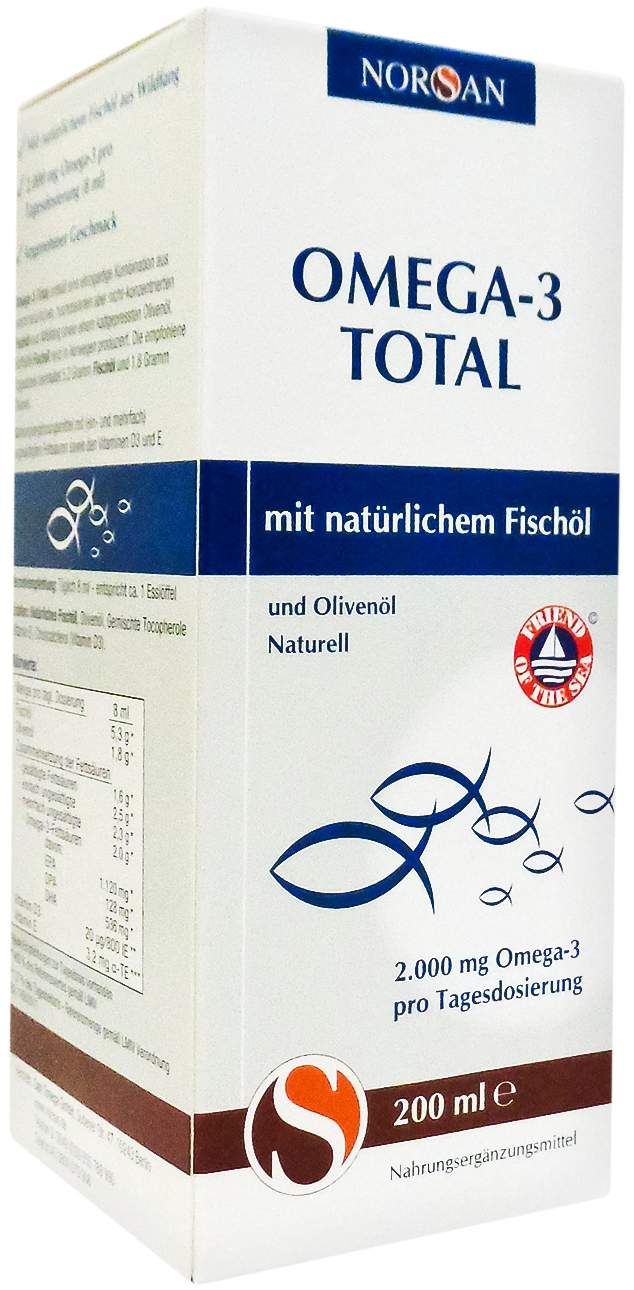 Norsan Omega-3 Total Naturell Flüssig 200 ml