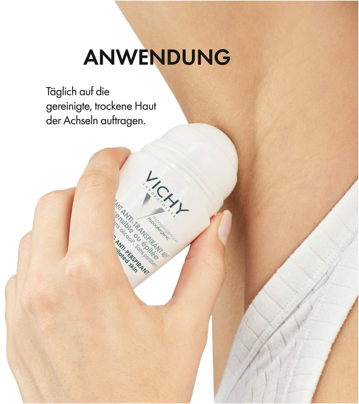 Vichy Deo Roll On Sensitiv Anti Transpirant 48h 50 ml Stift