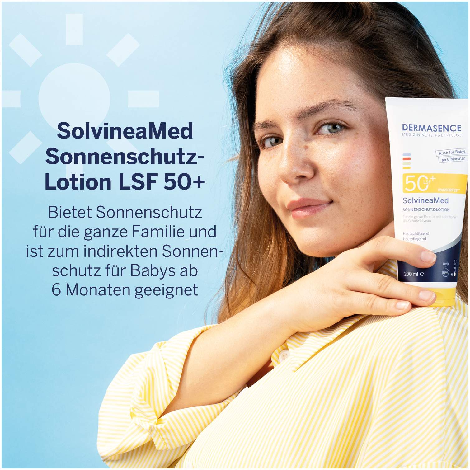 Dermasence SolvineaMed Sonnenschutz - Lotion LSF 50 + 200 ml