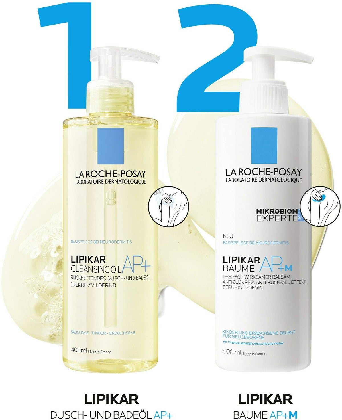 La Roche Posay Lipikar Dusch- und Badeöl AP+ 400 ml