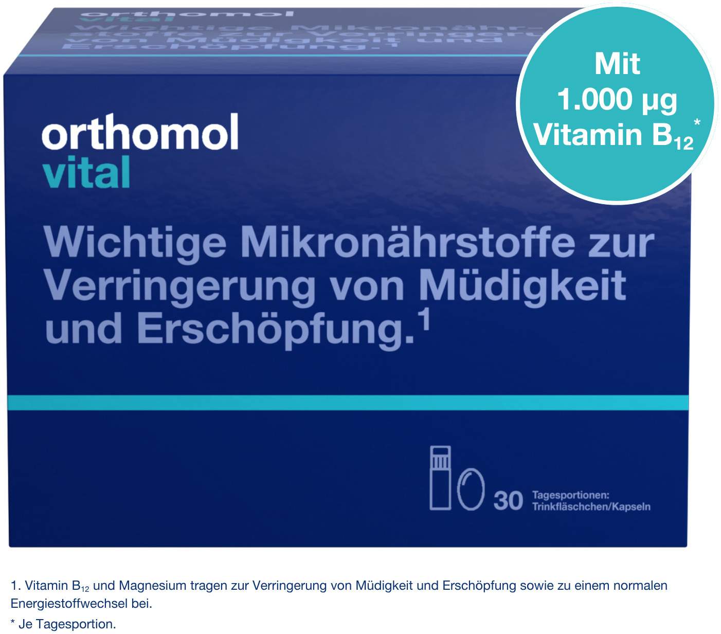 Orthomol Vital 30 Trinkfläschchen 1 Kombipackung