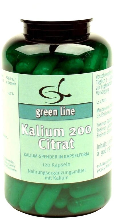 Kalium 200 Citrat 120 Kapseln