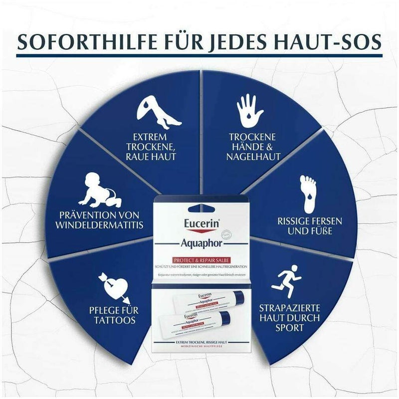 Eucerin Aquaphor Protect & Repair 2 x 10 ml Salbe