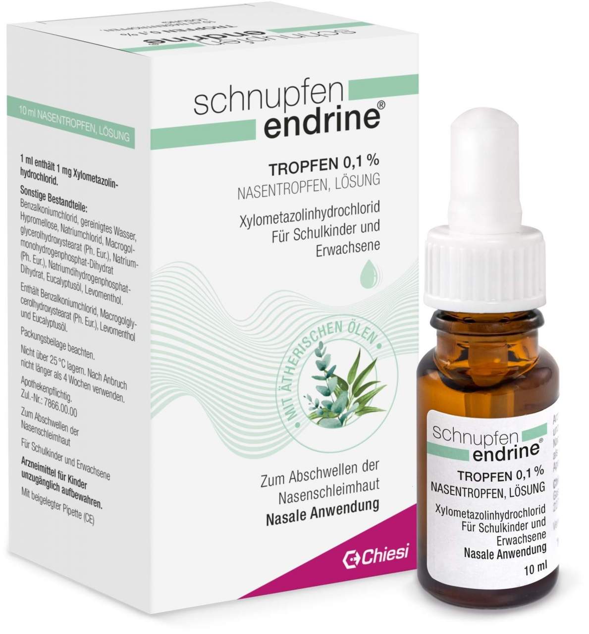 Schnupfen Endrine 0,1% Nasentropfen 10 ml - Bei Schnupfen