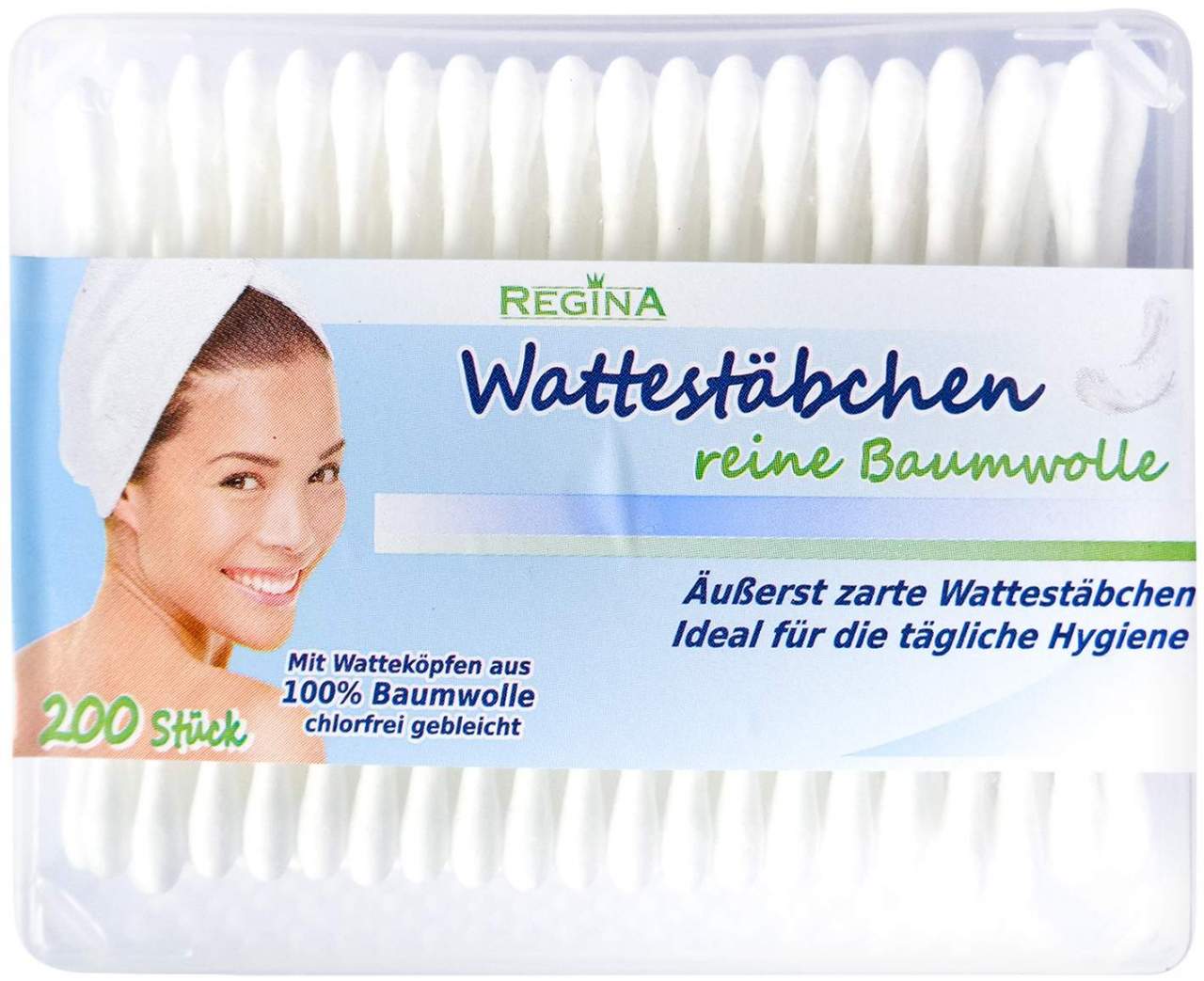 Wattestäbchen Regina 200 Stück - Wattestäbchen