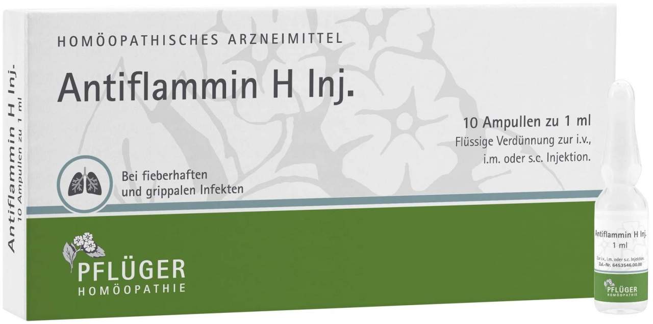 Antiflammin H Inj. 10 X 1 ml Ampullen - Homöopathisches Arzneimittel
