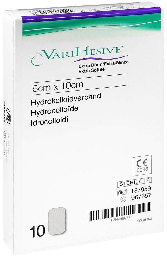 VARIHESIVE extra dünn 5x10 cm HKV hydroaktiv