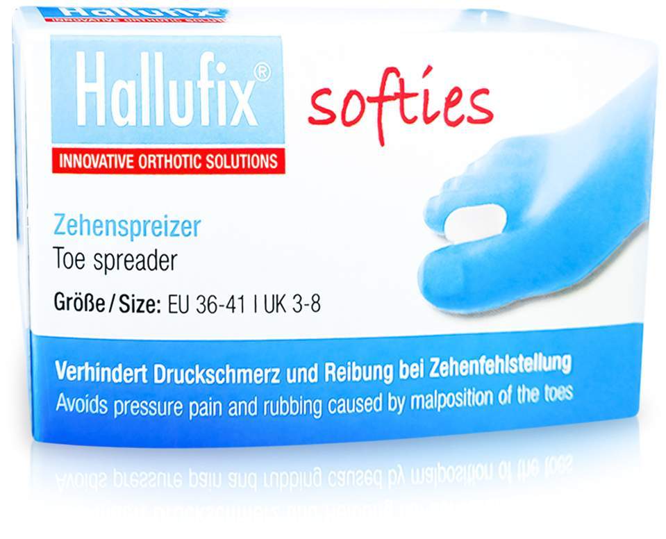 Hallufix Softies 2 Zehenspreizer Gr. M 36 - 41 - Bei Zehenfehlstellung