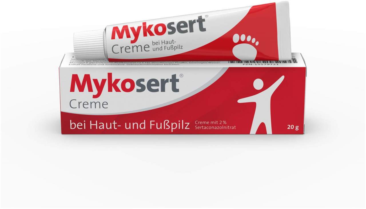 Mykosert Creme bei Haut- und Fußpilz - Bei Fußpilz