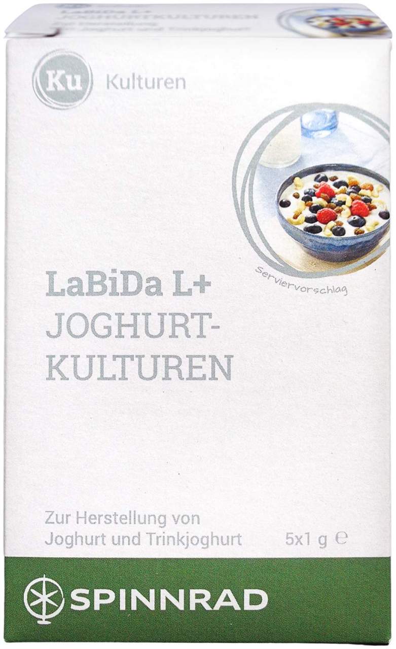Labida L+ Probiotische Joghurtkulturen 5 X 1 G - Für Joghurtkulturen