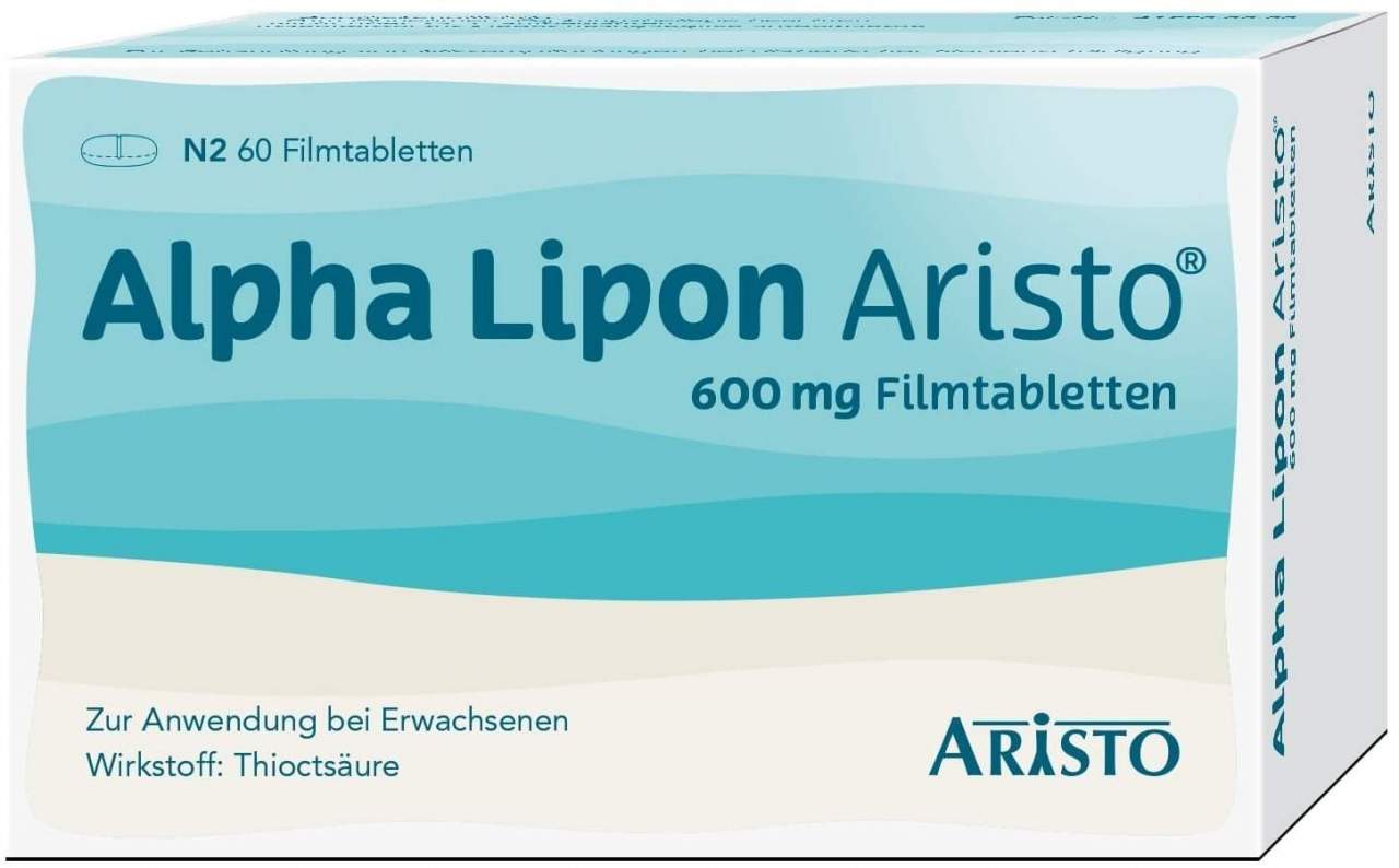 Alpha Lipon Aristo 600 mg Filmtabletten - Bei diabetischen Nervenschädigungen