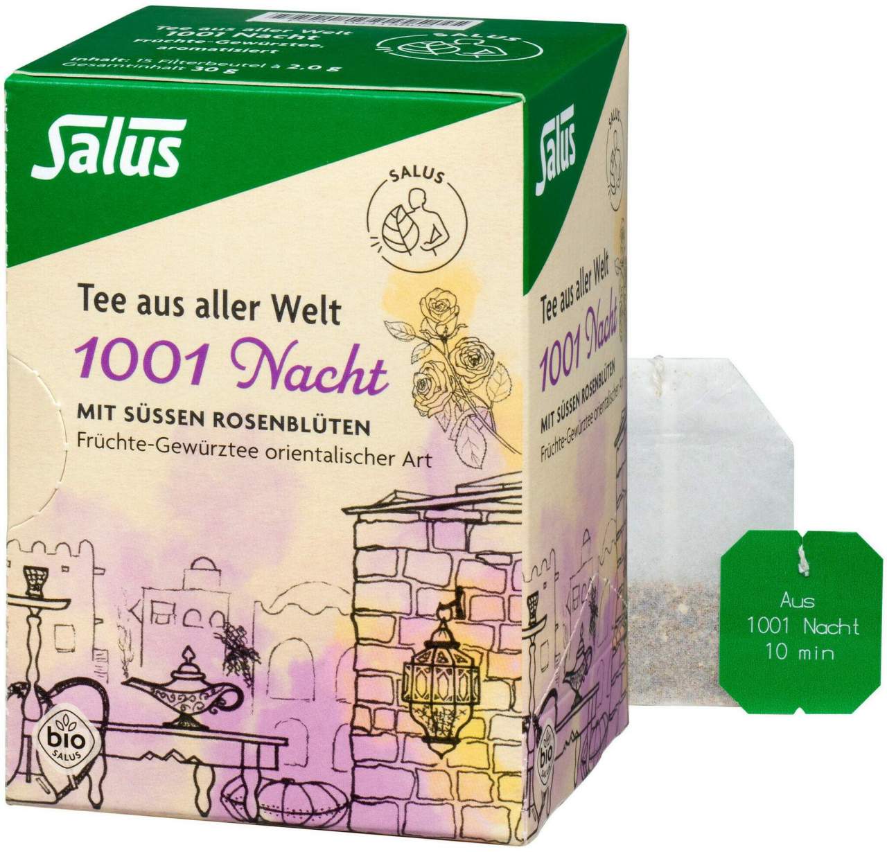 Kräuter Gewürztee Aus 1001 Nacht Bio Beutel Salus