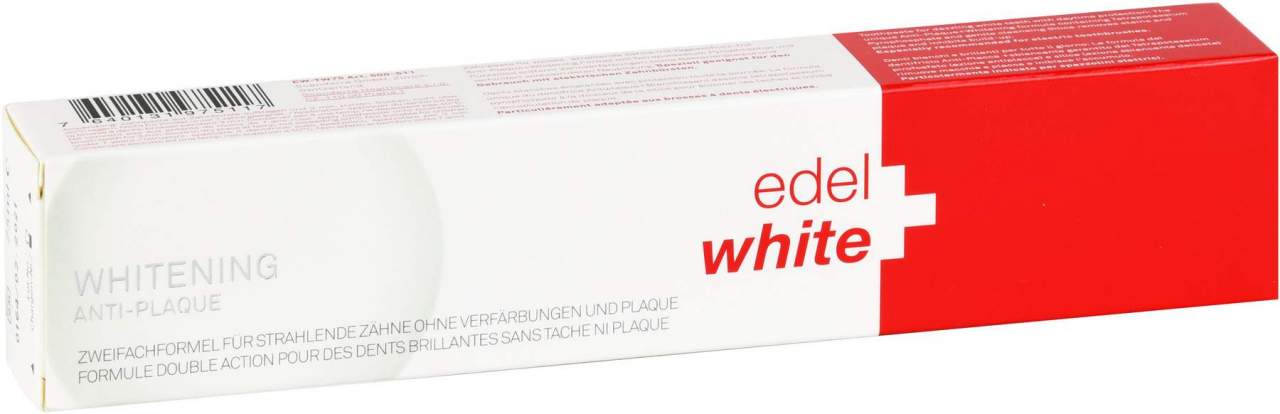 Edelwhite Antiplaque+white Zahnpasta - Zur Zahnpflege