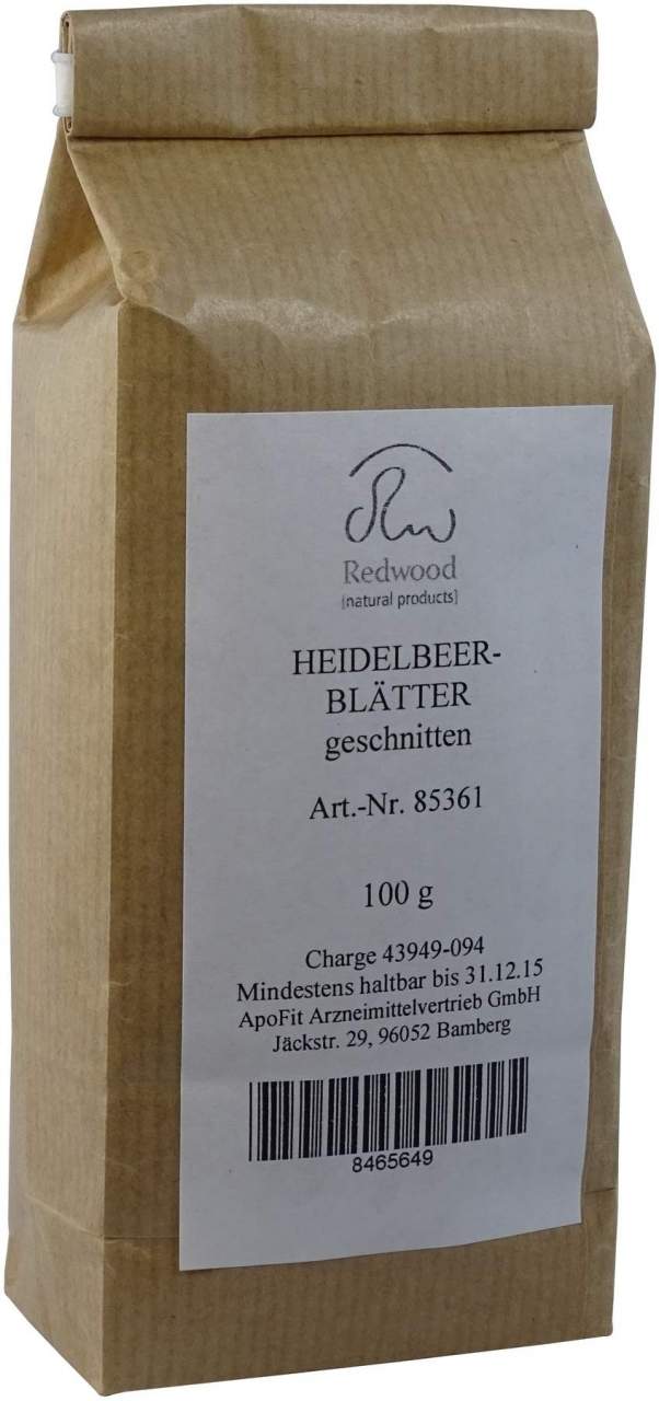 Heidelbeerblaetter - Tee