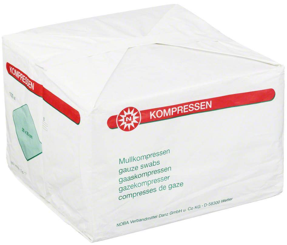 MULLKOMPRESSEN 20x20 cm unsteril 8fach