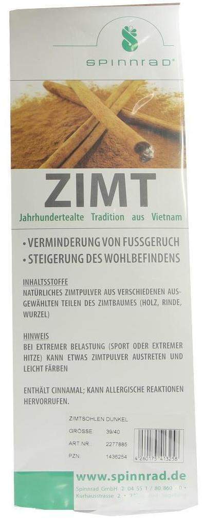 Zimtsohlen Dunkel 39-40 2 Stück - Zimtsohlen