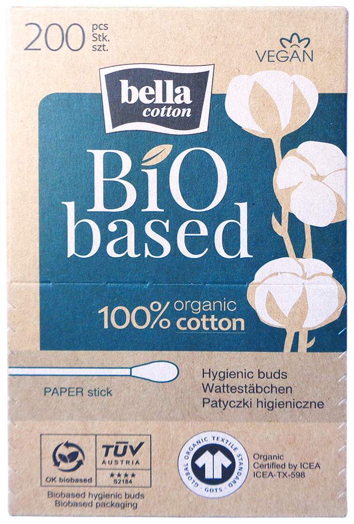 Bella Wattestäbchen Cotton Bio Based - Wattestäbchen
