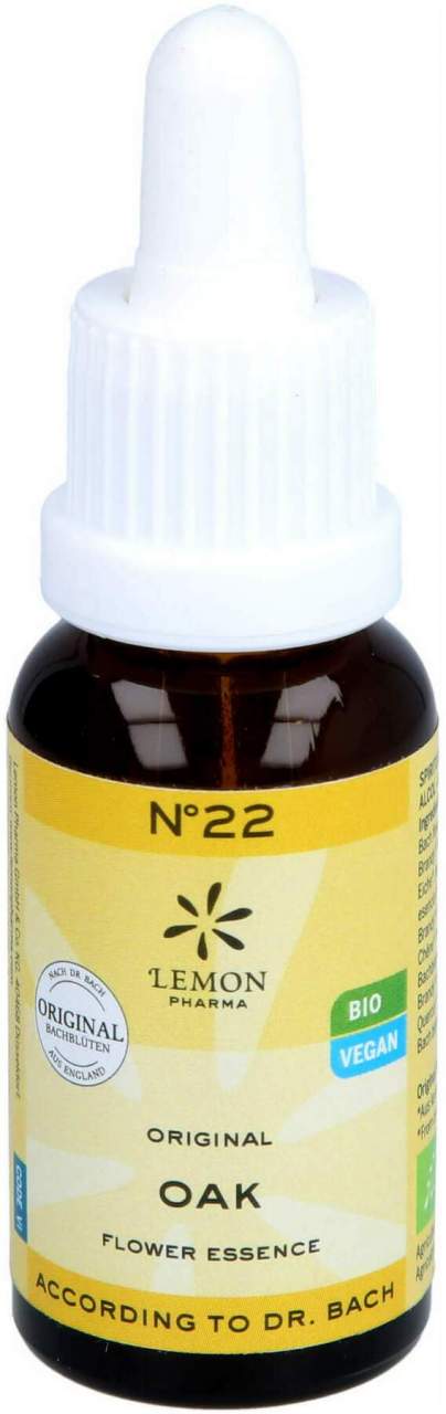 Bachblüten No.22 Oak Bio 20 ml - Bachblüten