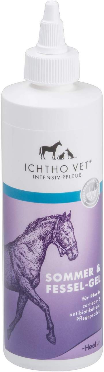 Ichtho Vet Sommer- und Fessel-Gel Für Pferde 250 ml - Intensivpflege für Pferdehaut