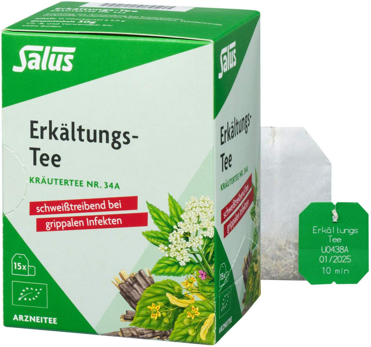 Erkältungs-Tee Kräutertee Nr.34a 15 Filterbeutel