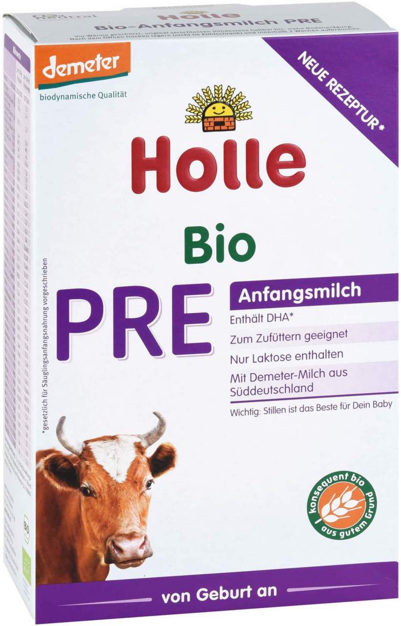 Holle Bio Pre Anfangsmilch 400 G - Babynahrung