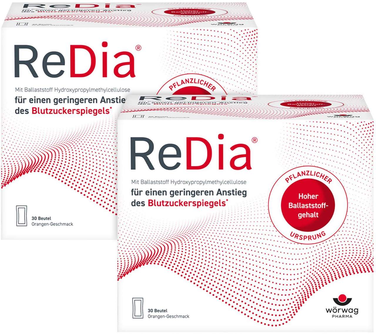 Redia Granulat Ballaststoffdrink 60 x 12 g - Unterstützt den Blutzuckerspiegel