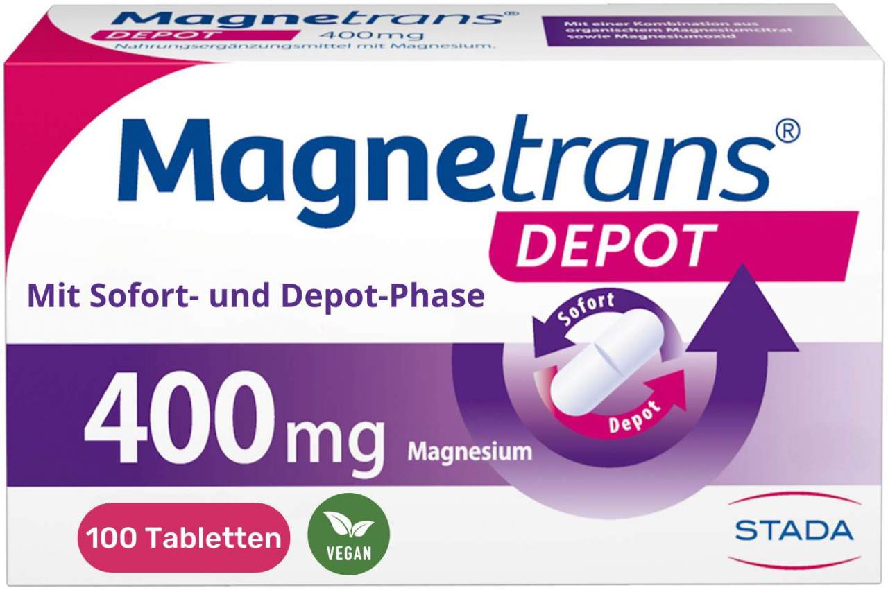 Magnetrans Depot 400 mg 100 Tabletten - Bei Wadenkrämpfen